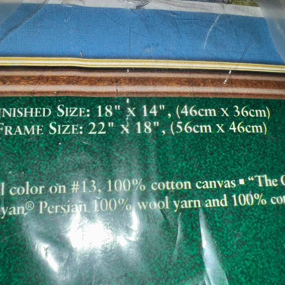 JCA Elsa Williams Harbor Village Needlepoint Kit 14x10 in 1993 Arthur Kaplan Vtg - Picture 3 of 5